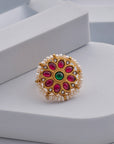 PEARL KUNDAN RINGS