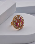 LOTUS KUNDAN RING