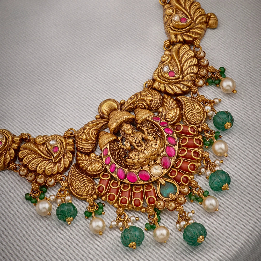 MAJESTIC LAKSHMI NECKLACE