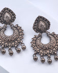 OXIDISED JHUMKAS