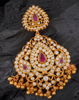 RED STONE TEMPLE PENDANT