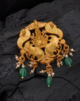 BRIDAL CIRCULAR TEMPLE PENDANT