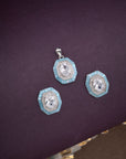 LUNA AQUA PENDANT SET