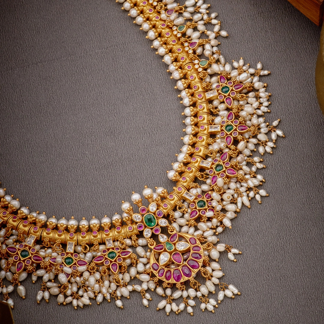 BRIDAL GUTAPUSALU NECKLACE SET