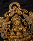 PEACOCK MOTIF LAKSHMI PENDANT