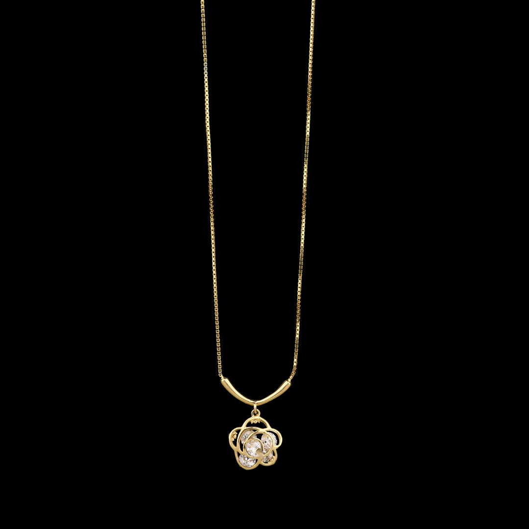 FLORAL PENDANT NECKLACE