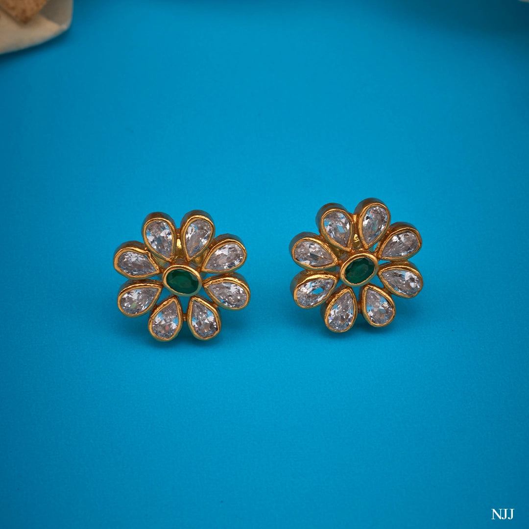 ROYAL PETAL KUNDAN STUDS