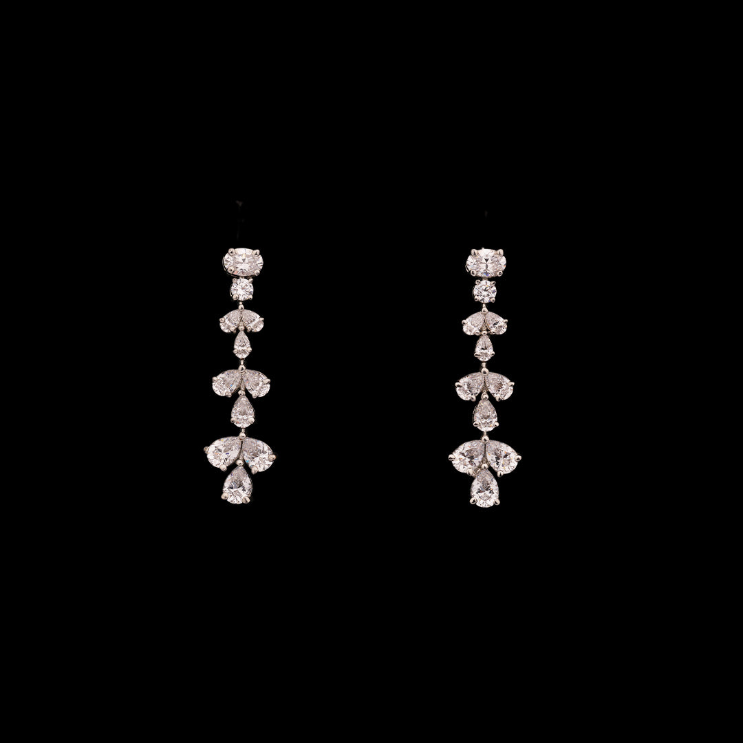 ZIRCON NECKLACE WITH EARRINGS