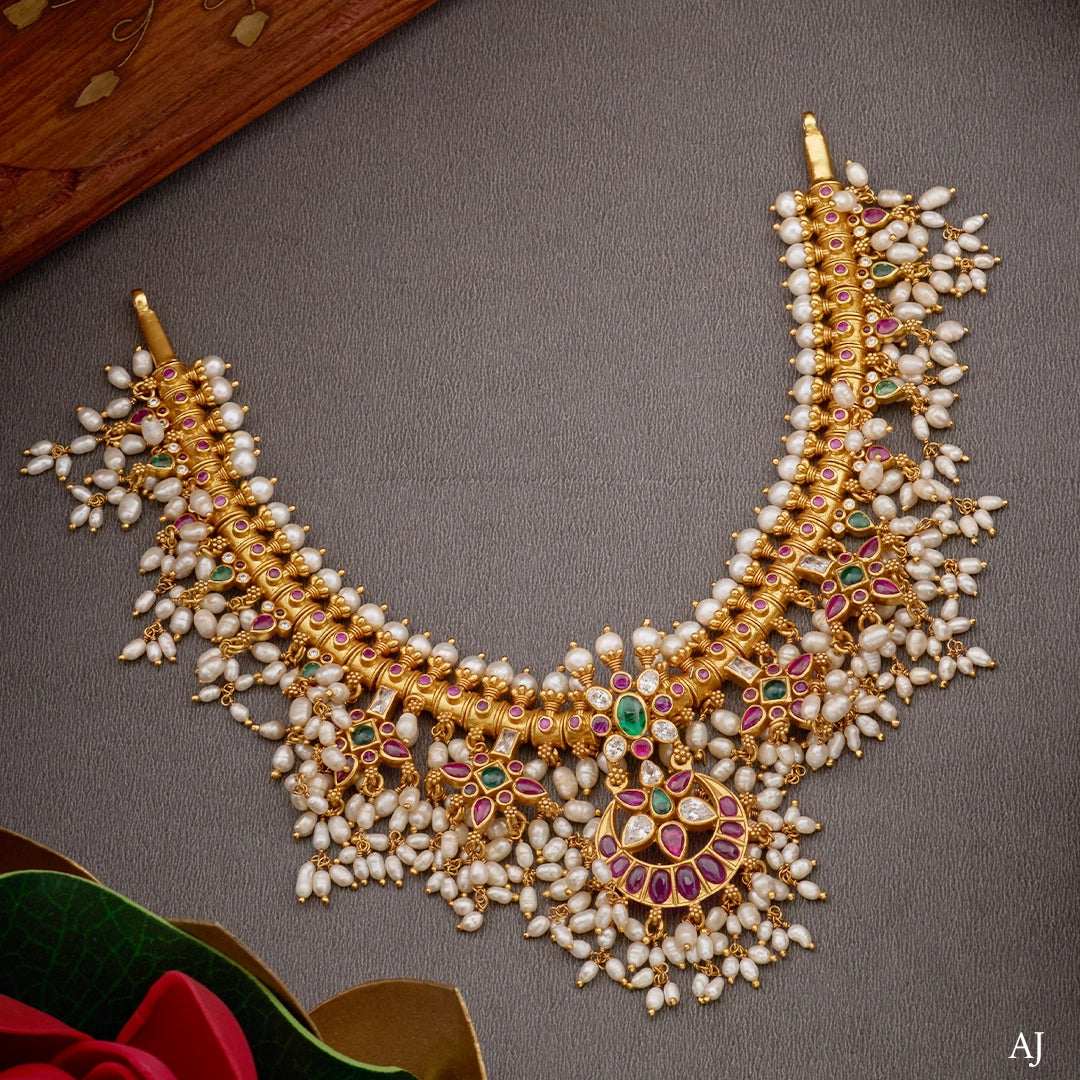 RUBY GUTAPUSALU NECKLACE SET