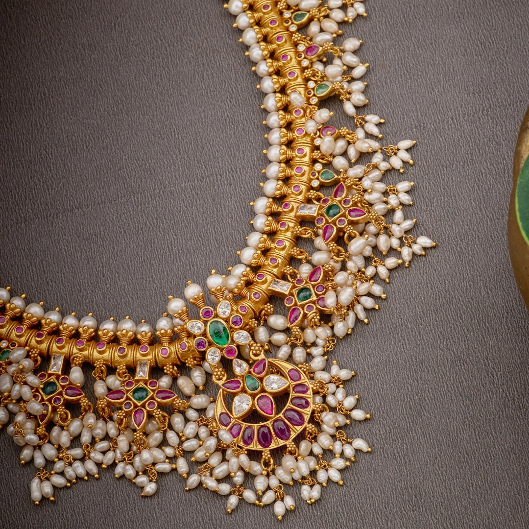RUBY GUTAPUSALU NECKLACE SET