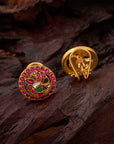KUNDAN PEACOCK STUDS