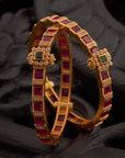 ROYAL RUBY GRID BANGLES