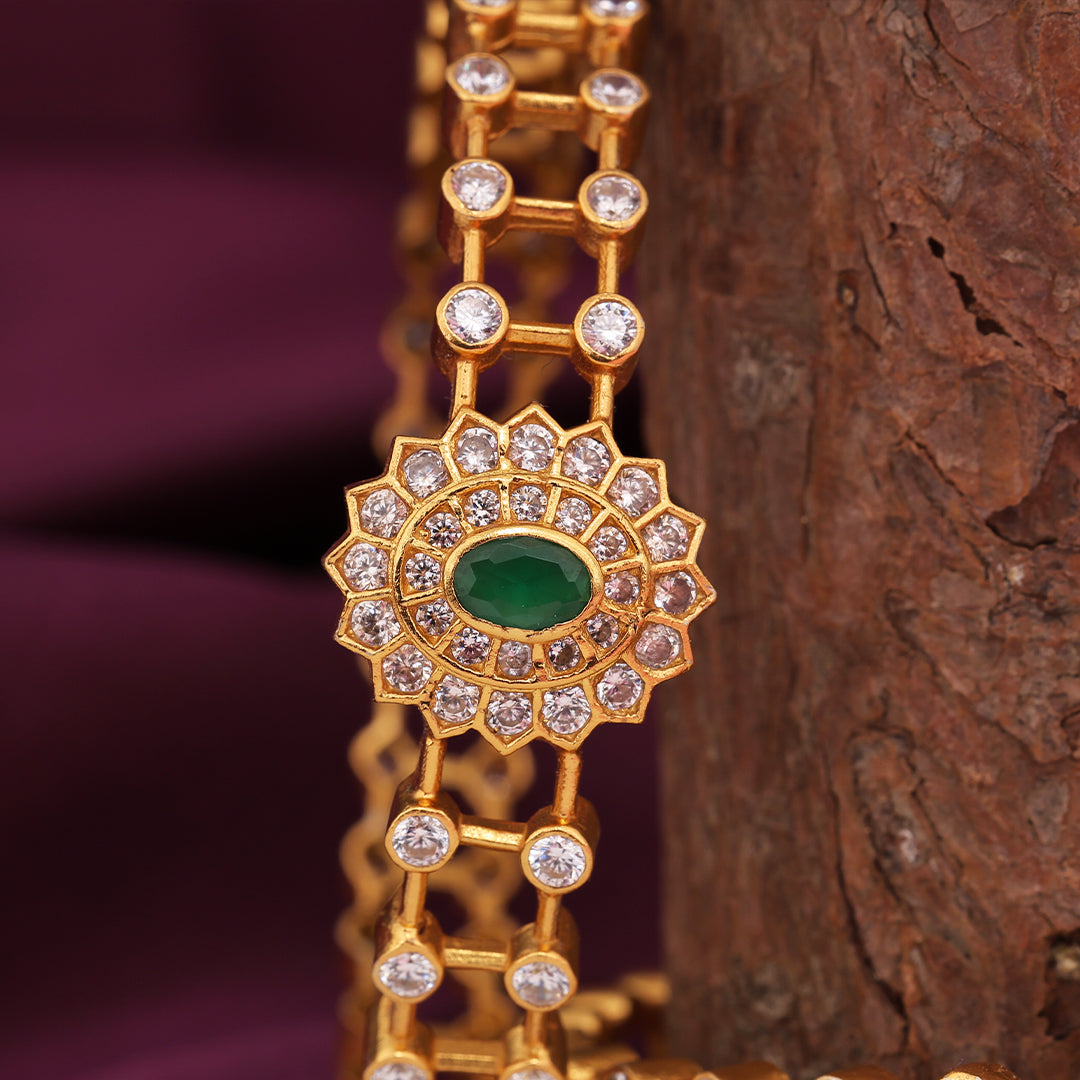 WHITE STONE BANGLES