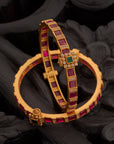 ROYAL RUBY GRID BANGLES