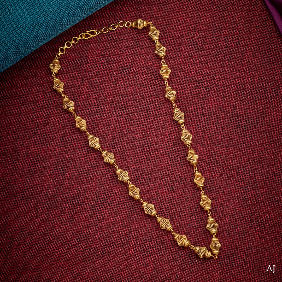 RIBBED BEADS CHAIN