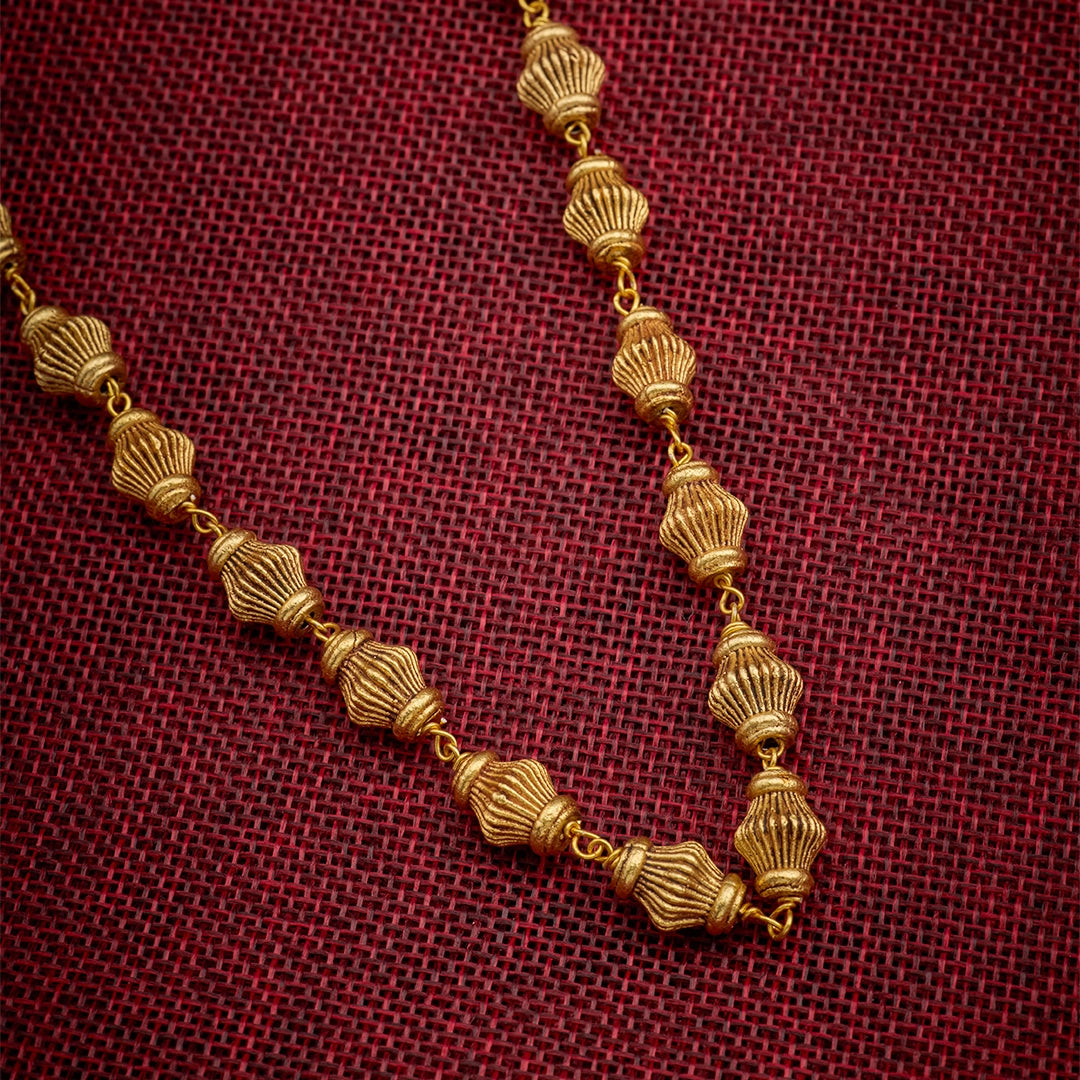 RIBBED BEADS CHAIN