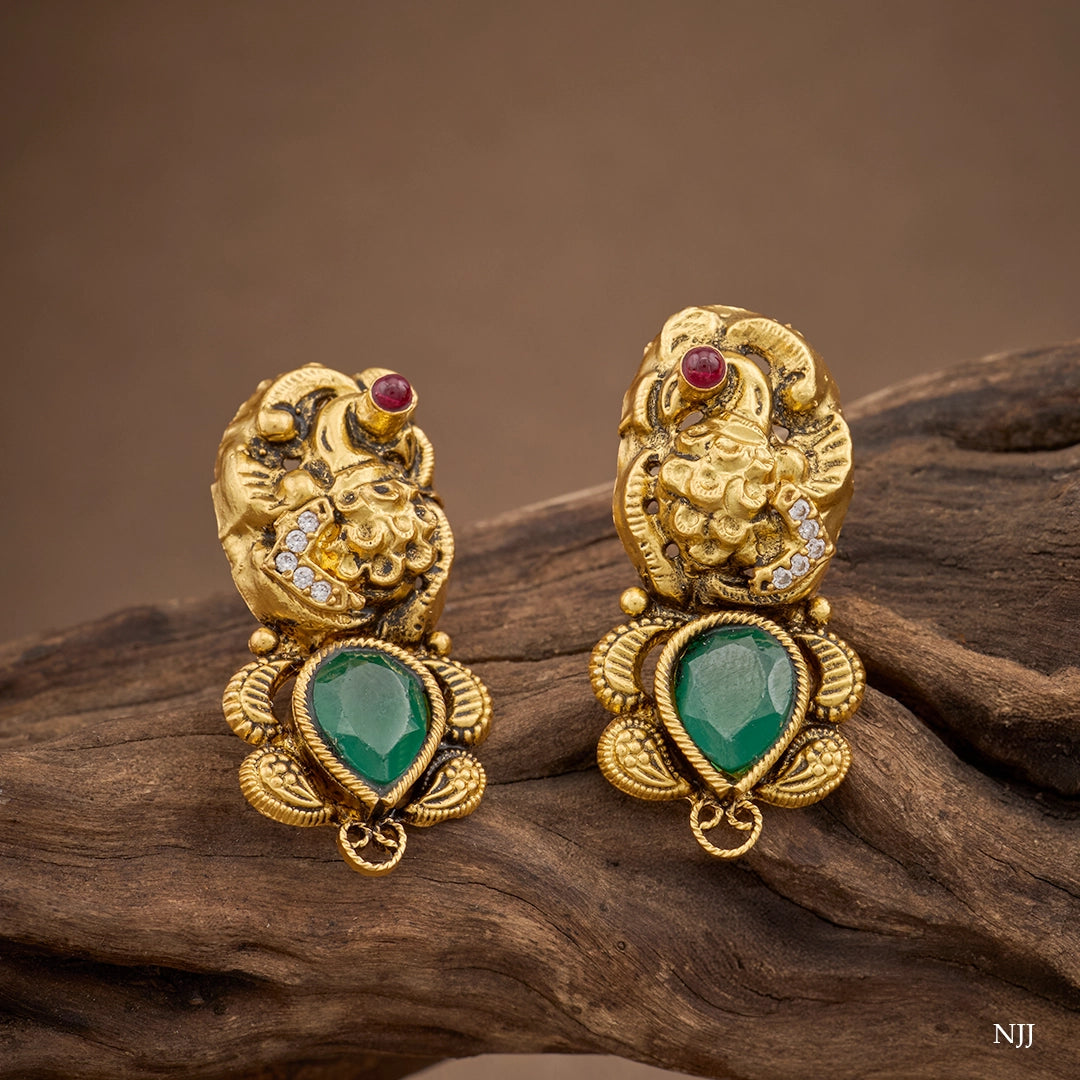 DIVINE EMERALD LEGACY EARRINGS