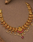 SHANKU LAKSHMI TEMPLE NECKLACE