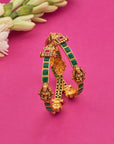 LAKSHMI GREEN STONE BANGLES