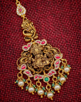 PEARL DROP LAKSHMI MAANG TIKKA