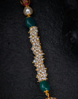 GREEN BEADED NECKLACE
