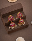 BLUSH KUNDAN JHUMKA