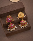 BLUSH KUNDAN JHUMKA