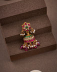 RUBY LUXE KUNDAN JHUMKA