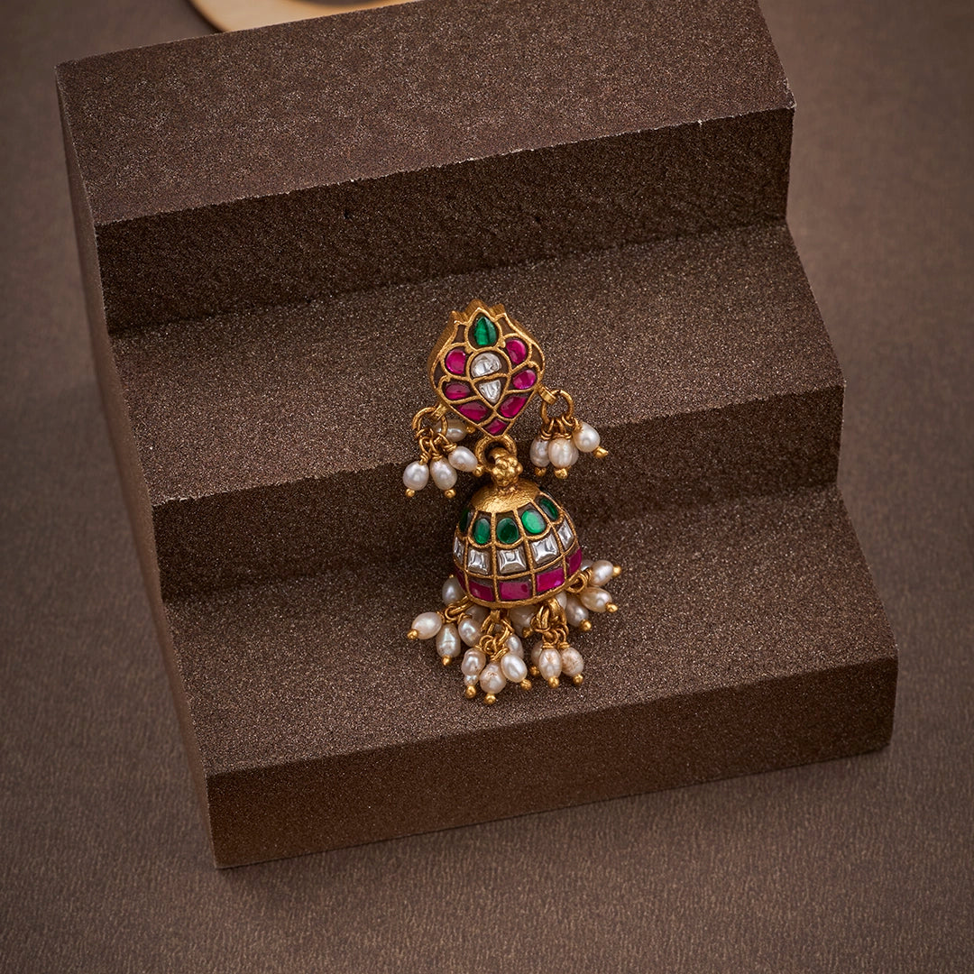 RAJSI KUNDAN DOME JHUMKA