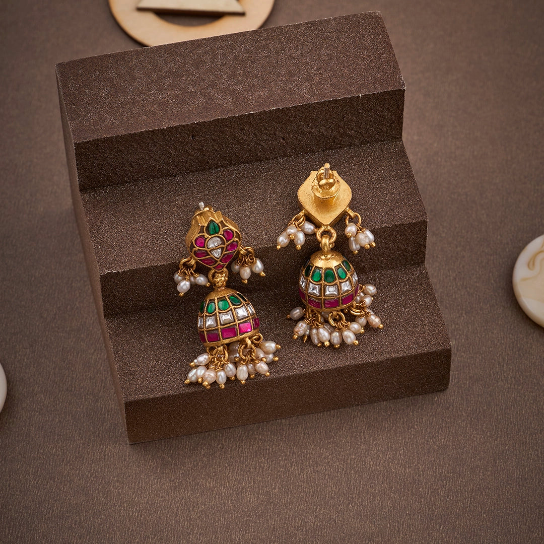 RAJSI KUNDAN DOME JHUMKA