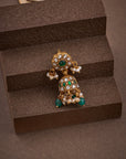 EMERALD KUNDAN JHUMKA