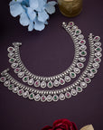 CRYSTAL TEARDROP ANKLET