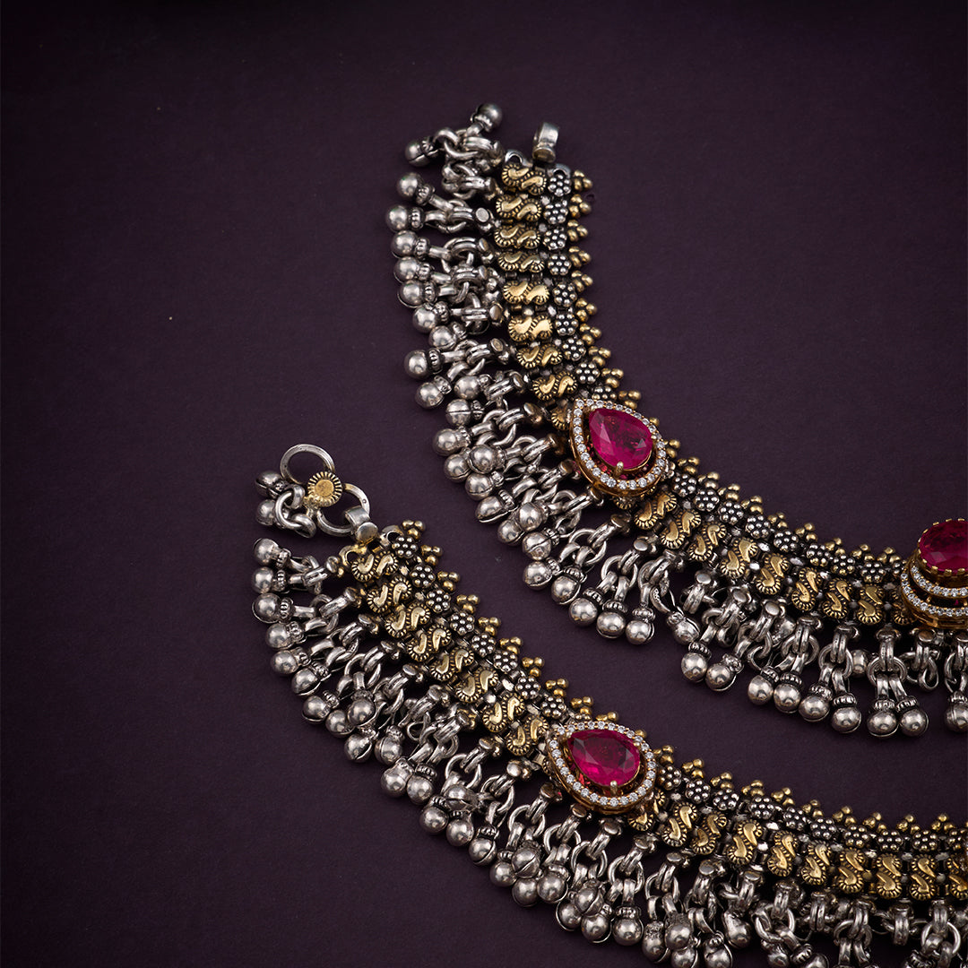MAHARANI CRIMSON ANKLET