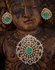 EMERALD AURA PENDANT SET
