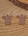ROSE GOLD LUXE CUFFLINKS