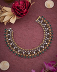 EMERALD ROSETTE ANKLET