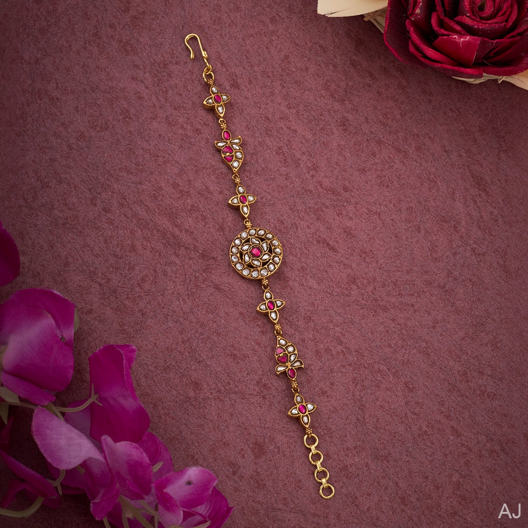 KUNDAN FLORAL BRACELET