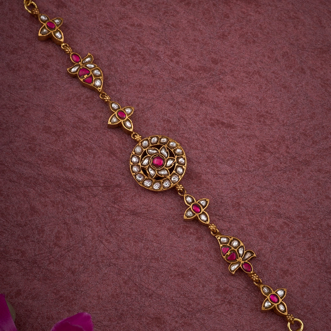 KUNDAN FLORAL BRACELET