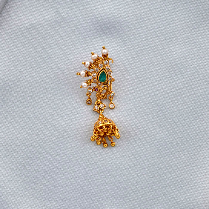 SILVER ANTIQUE JHUMKA