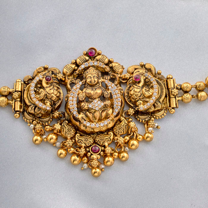 SILVER LAKSHMI BAJUBAND