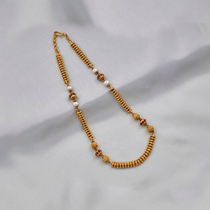 SILVER MOP NECKCHAIN