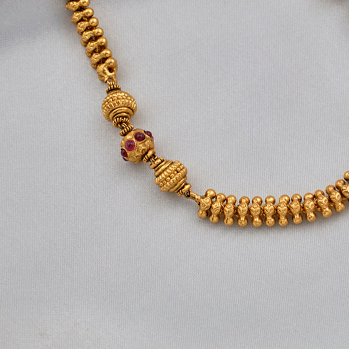 SILVER MOP NECKCHAIN