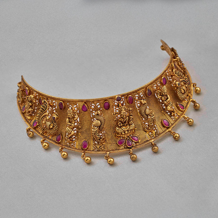 SILVER LAKSHMI NAKASH CHOCKER