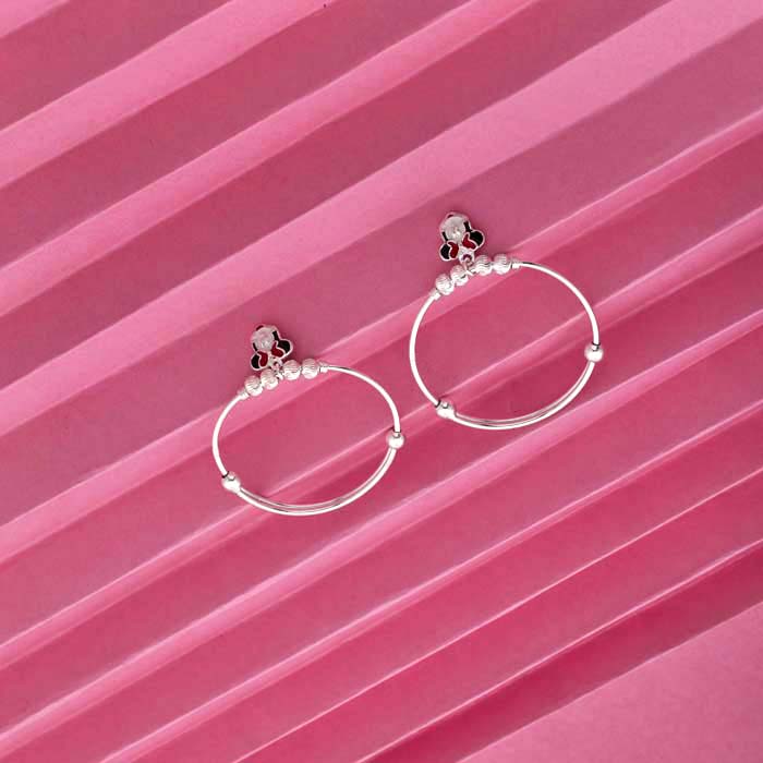 FANCY KID&#39;S SILVER BANGLE