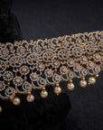 FLORAL CZ WAIST BELT