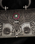 RAJSI KUNDAN BLOOM CLUTCH