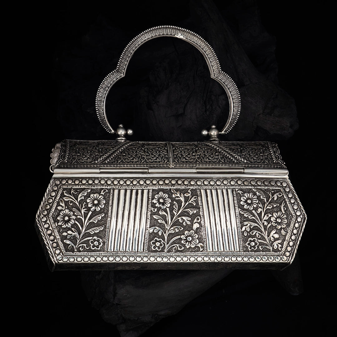 RAJSI KUNDAN BLOOM CLUTCH