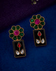 BLOSSOM ENAMEL EARRINGS