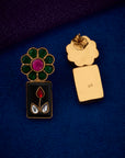 BLOSSOM ENAMEL EARRINGS