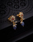 POLKI FLORAL EARRINGS
